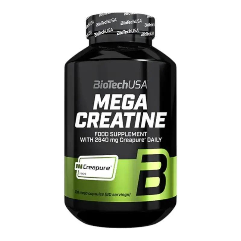 Mega Creatine Creapure 120 Caps