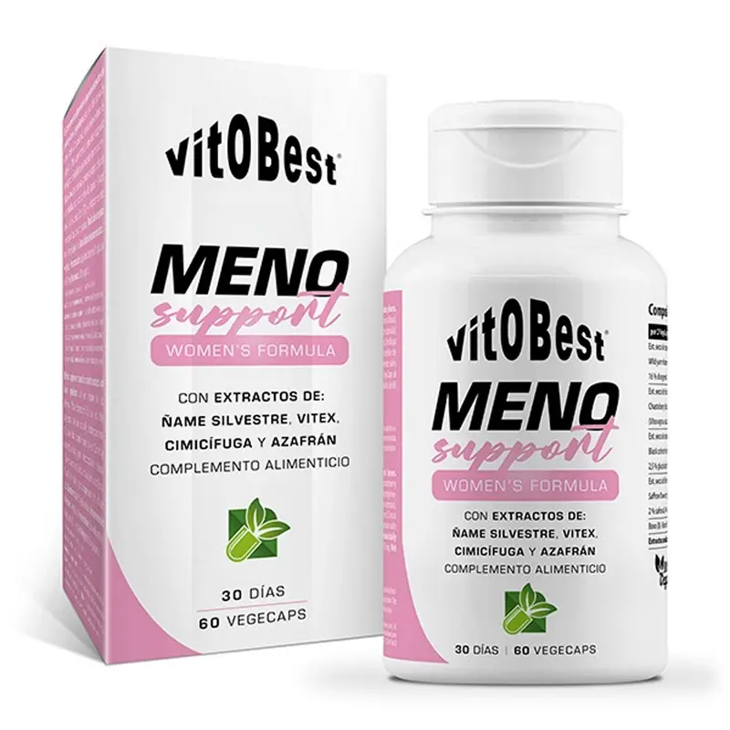 Meno Support - 60 Cápsulas Vegetales - Especial Mujer - Vitobest