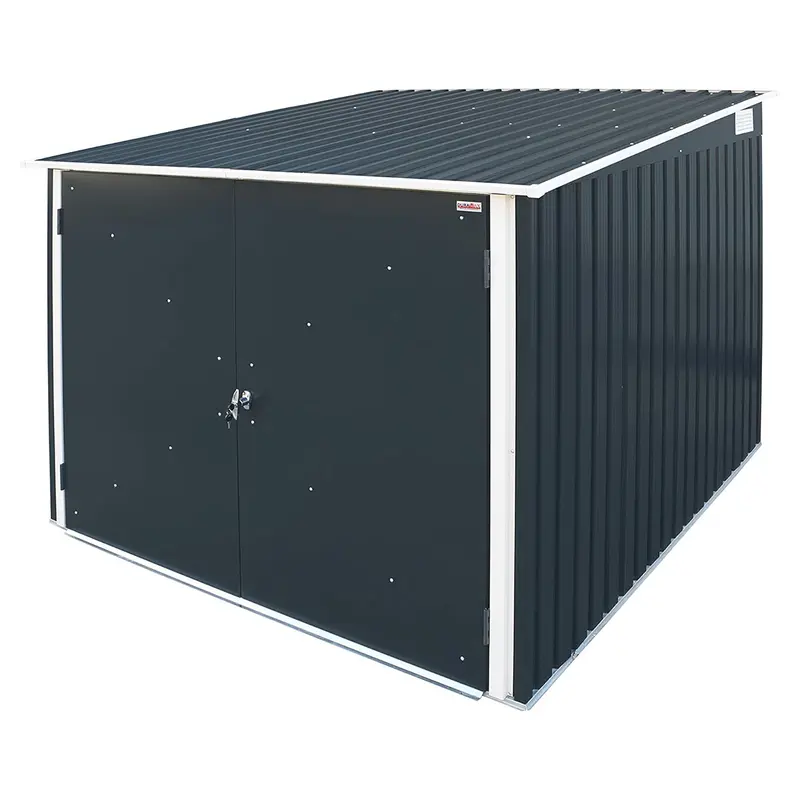 Metal Bicycle Storage Unit 203x202x162.5 Cm Anthracite Grey