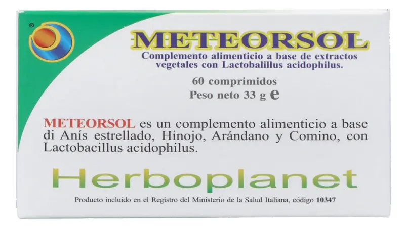 Meteorsol · Herboplanet · 60 comprimidos