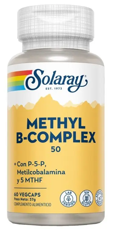 Methyl B-Complex 50 · Solaray · 60 cápsulas