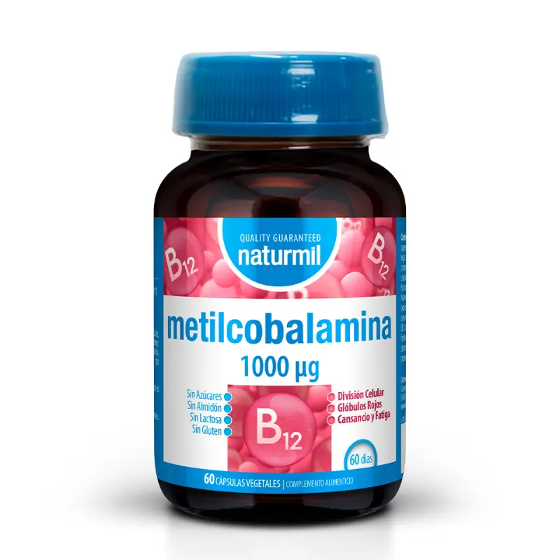 Metilcobalamina · Naturmil · 60 cápsulas