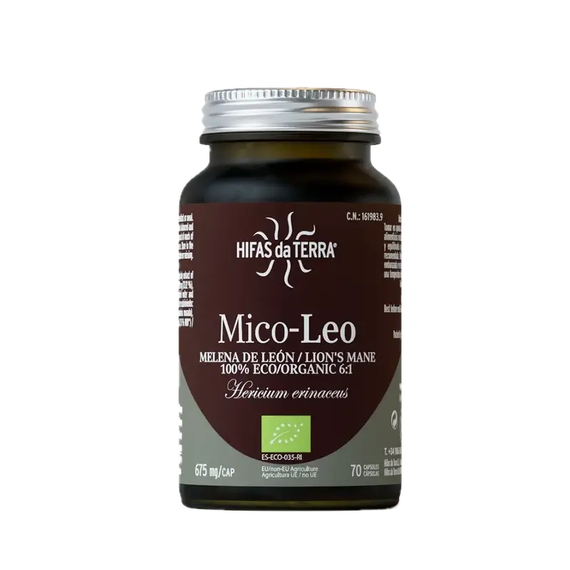 Mico-Leo · Hifas da Terra · 70 cápsulas