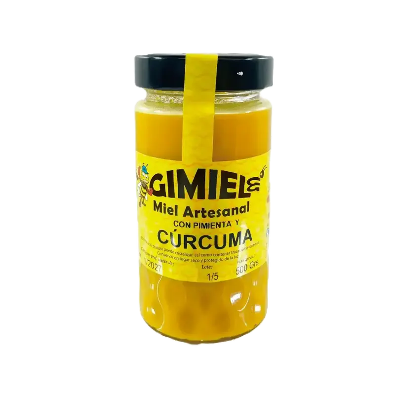 Miel con Cúrcuma y Pimienta 500g