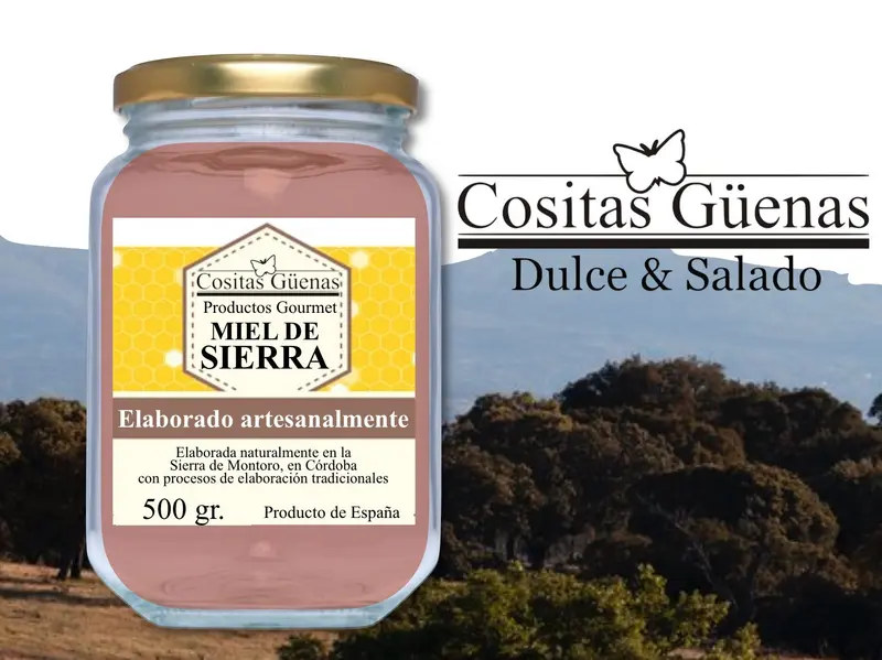Miel de Sierra natural envase 500 gr.