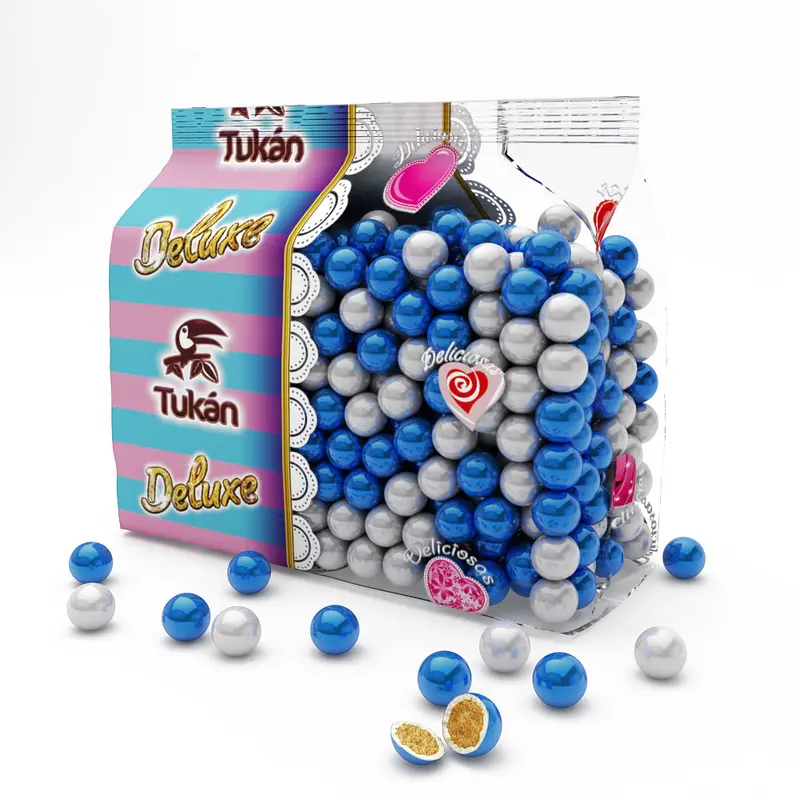 Mini Chococranch Blancas Deluxe Azul + Perla 450g