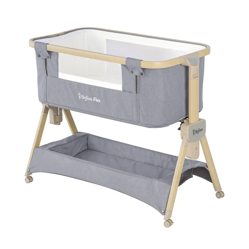 Minicuna De Colecho Plegable Bigtoes Flex Grey Nature