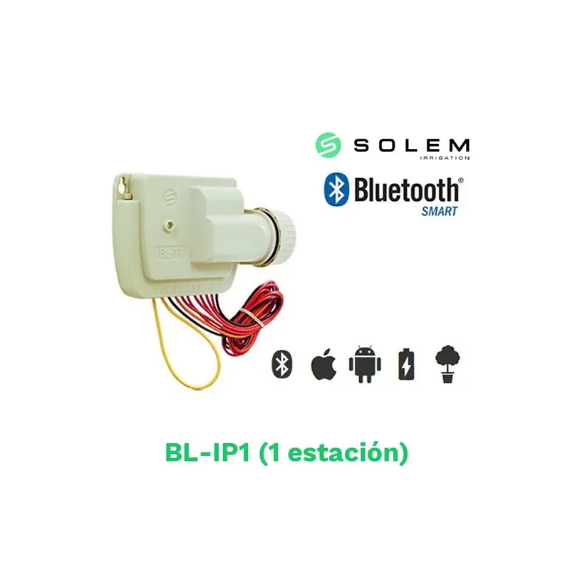 Modulo Solem Bt 1 Estación 9v - Control Bluetooth Para Riego Automático