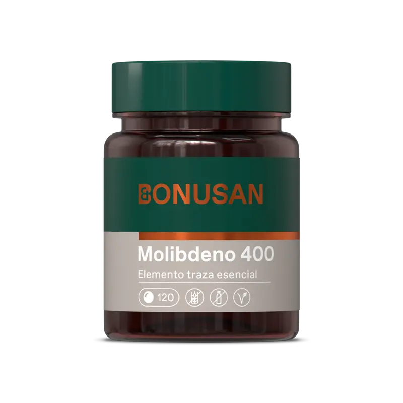 Molibdeno 400 mcg · Bonusan · 120 comprimidos