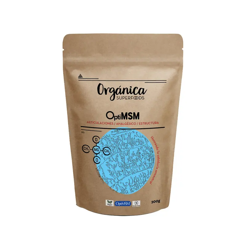 Msm Optim 200g - Orgánica Superfoods