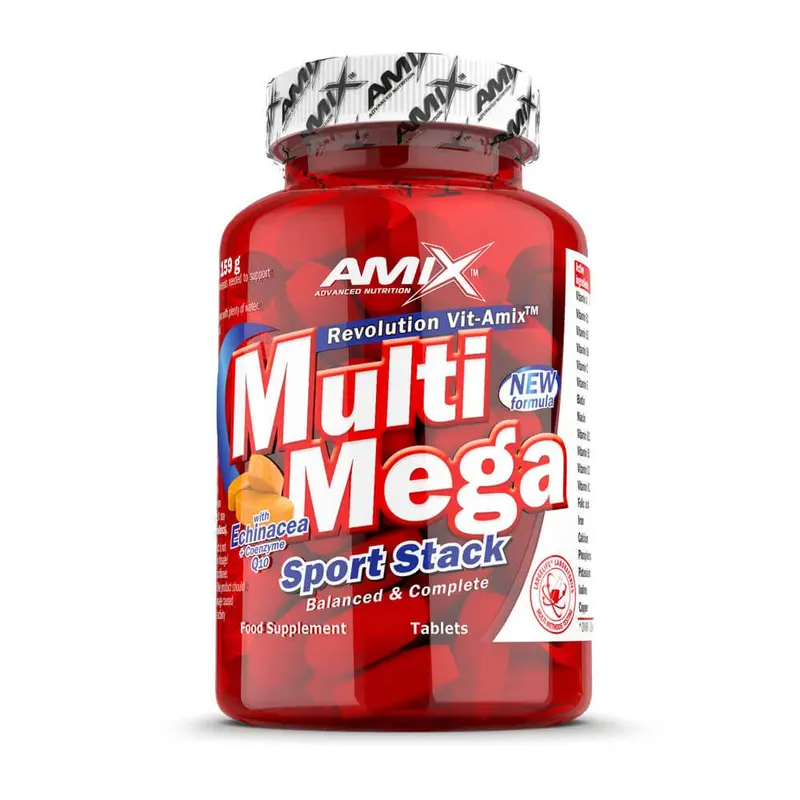Multi Mega Sport Stack - 30 Tabletas - Complejos Multivitaminicos - Amix Nutrition