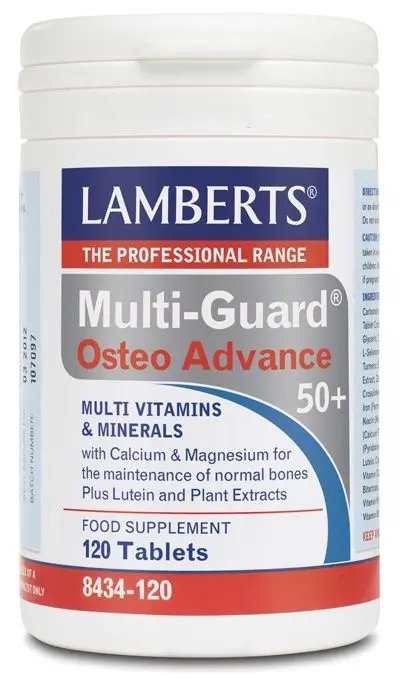 MultiGuard Osteo Advance 50+ · Lamberts · 120 comprimidos