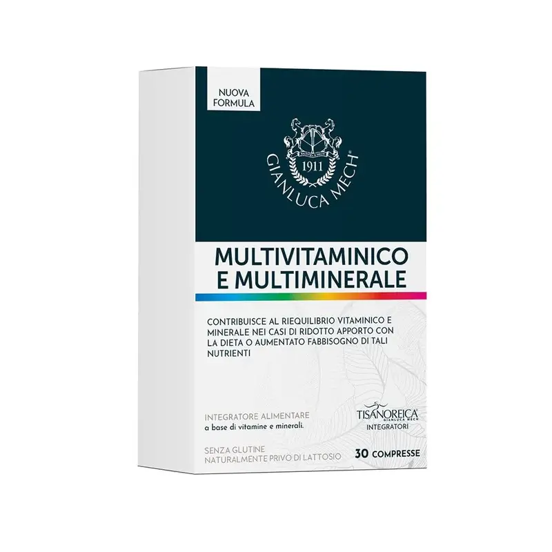 Multivitaminas y Minerales · Gianluca Mech · 30 comprimidos