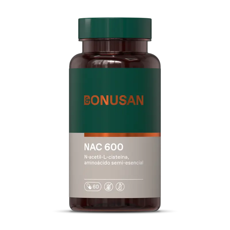 NAC 600 mg · Bonusan · 60 cápsulas