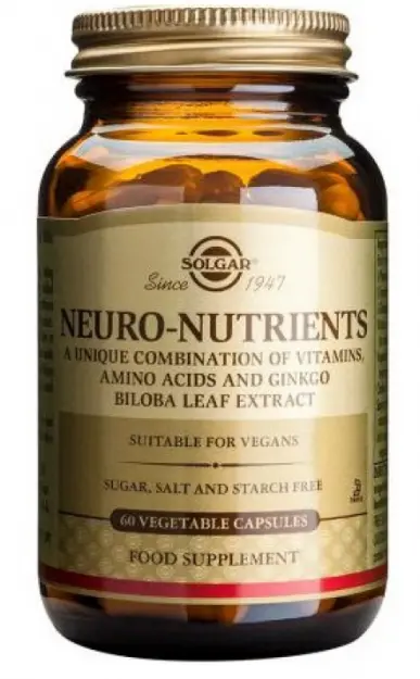 Neuro Nutrientes · Solgar · 60 cápsulas