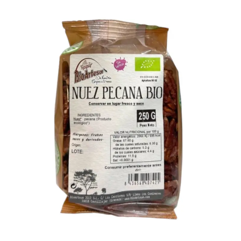 Nueces Pecanas Bio 250 Gr