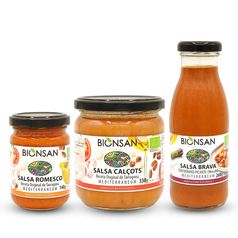 Oferta 3 Salsas Mediterráneas Eco Bionsan