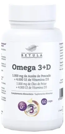 Omega 3 + D · Betula · 60 cápsulas