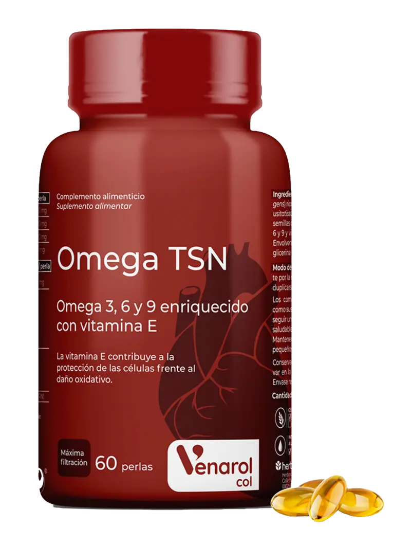 Omega TSN · Herbora · 60 perlas