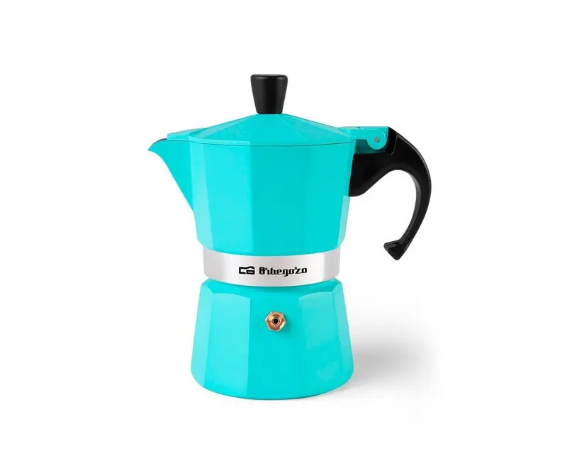 Orbegozo Cafetera Aluminio 6 Tazas Kfv 645 Verde Ref 17932
