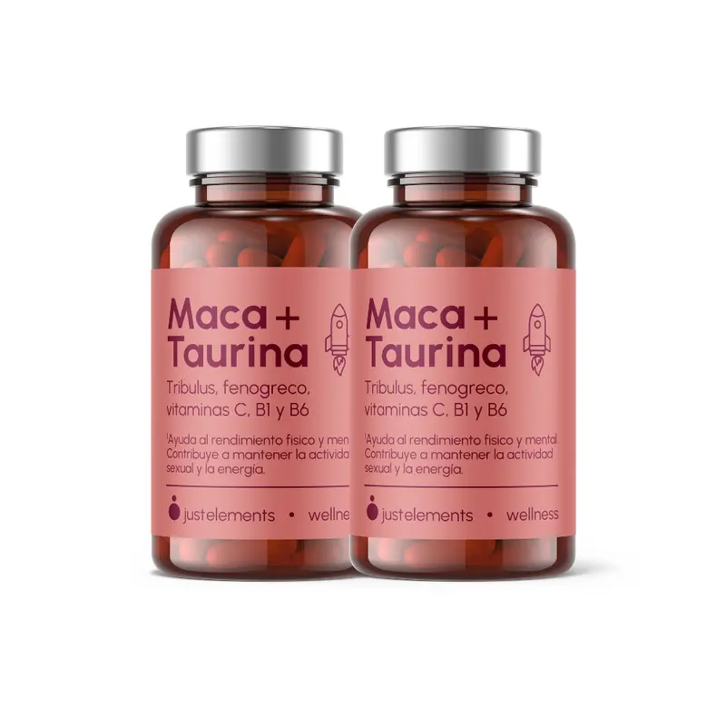 Pack 2 Maca + Taurina Just Elements Wellness