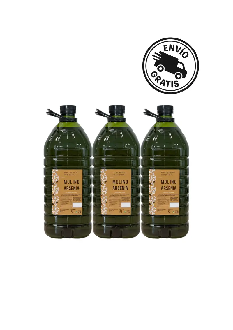 Pack 3×5L Aceite de Oliva Virgen Extra
