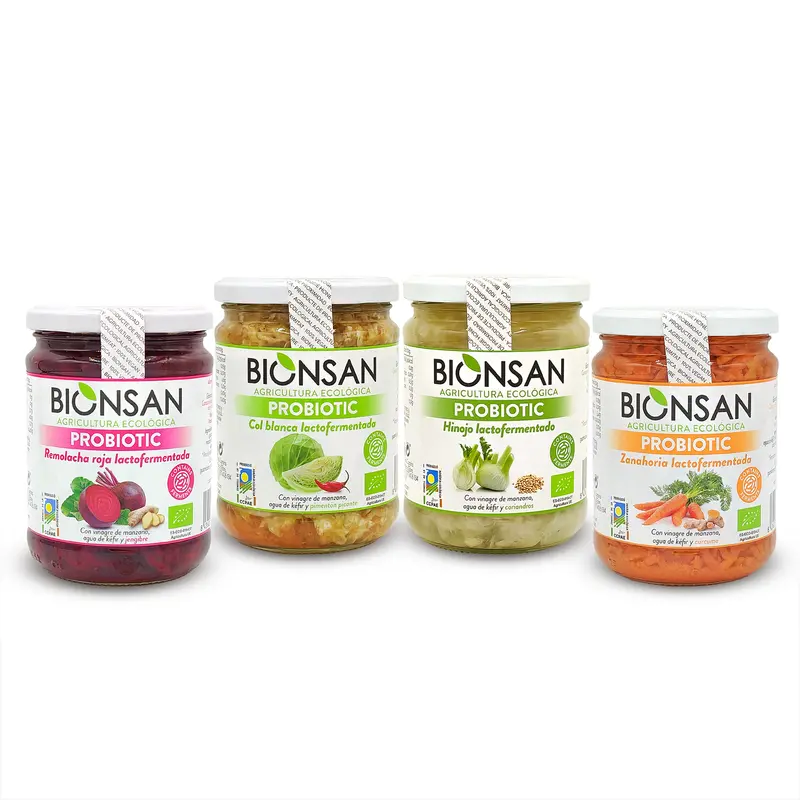 Pack 4 Verduras Fermentadas Eco Bionsan