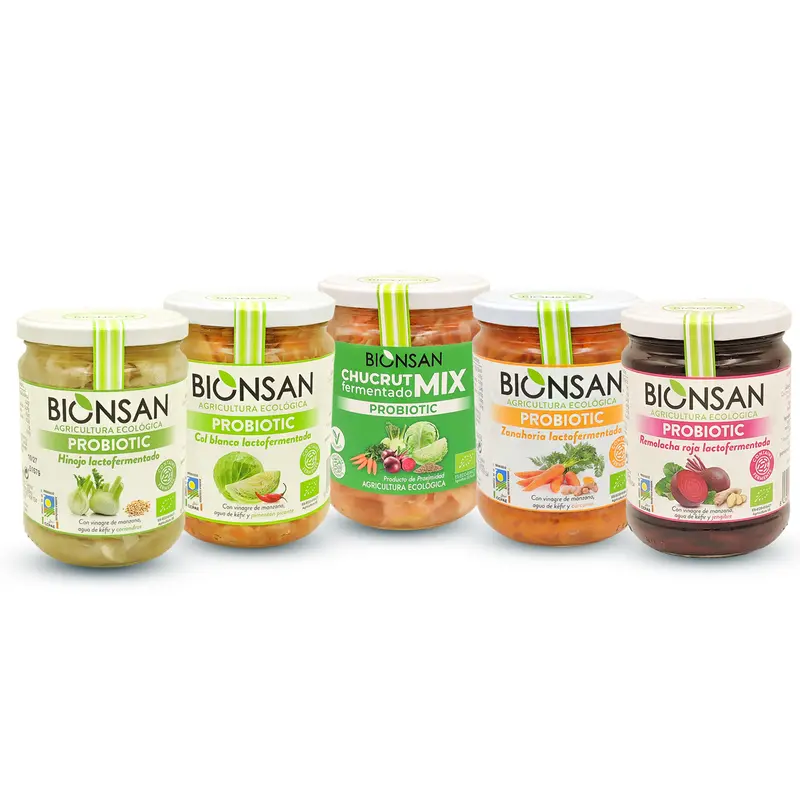 Pack 5 Verduras Fermentadas Eco Bionsan