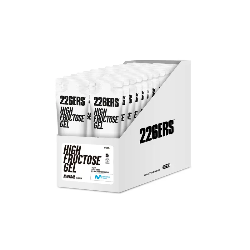 Pack High Fructose Gel Neutro · 226ERS · 24×80 gramos