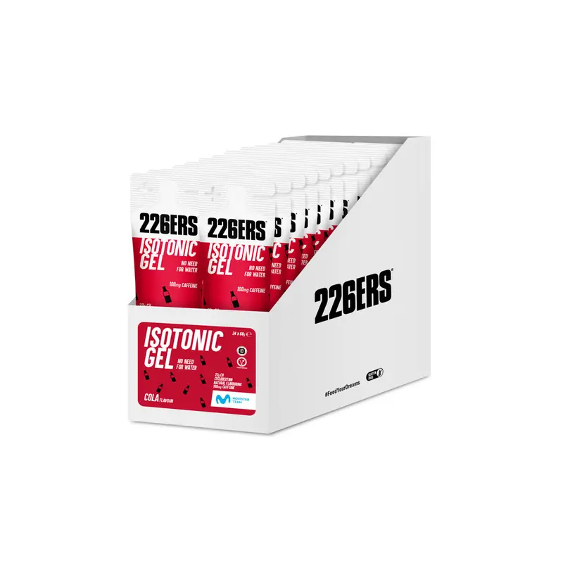 Pack Isotonic Gel + CAFF Cola · 226ERS · 24×68 gramos