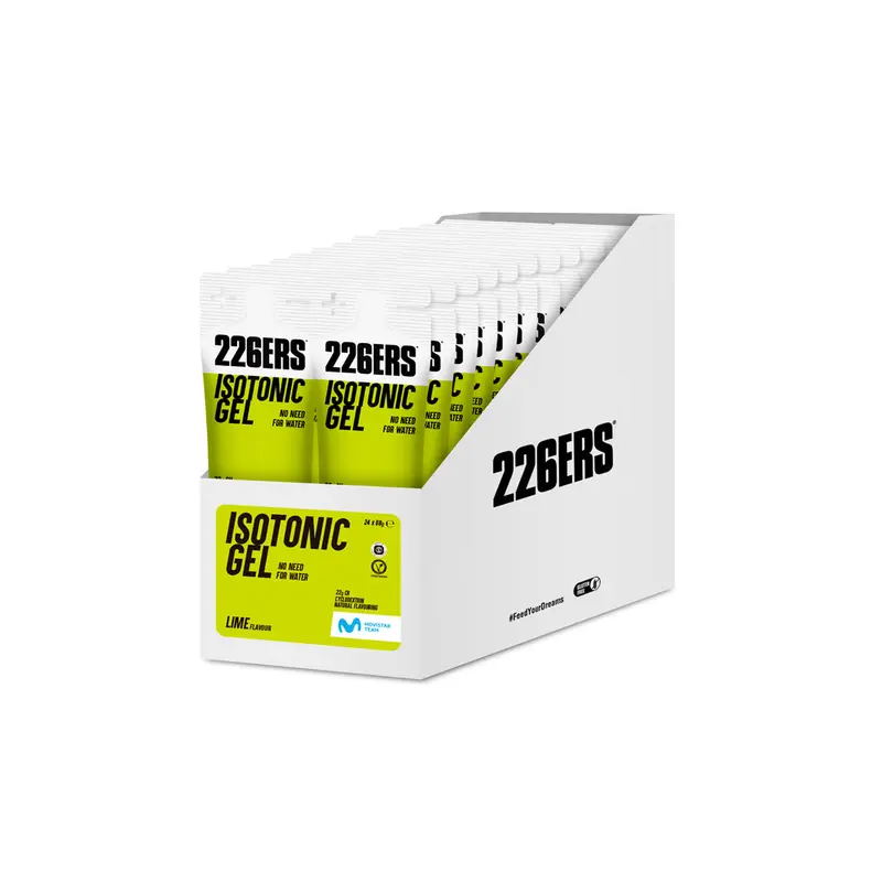 Pack Isotonic Gel Lima · 226ERS · 24×68 gramos