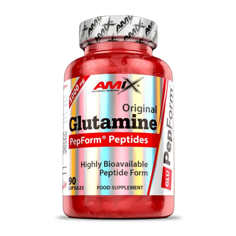 Péptidos De Glutamina Pepform - 90 Cápsulas - Glutamina - Amix Nutrition