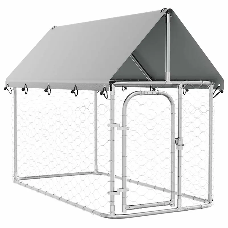 Perrera De Exterior Con Tejado 200x100x150 Cm