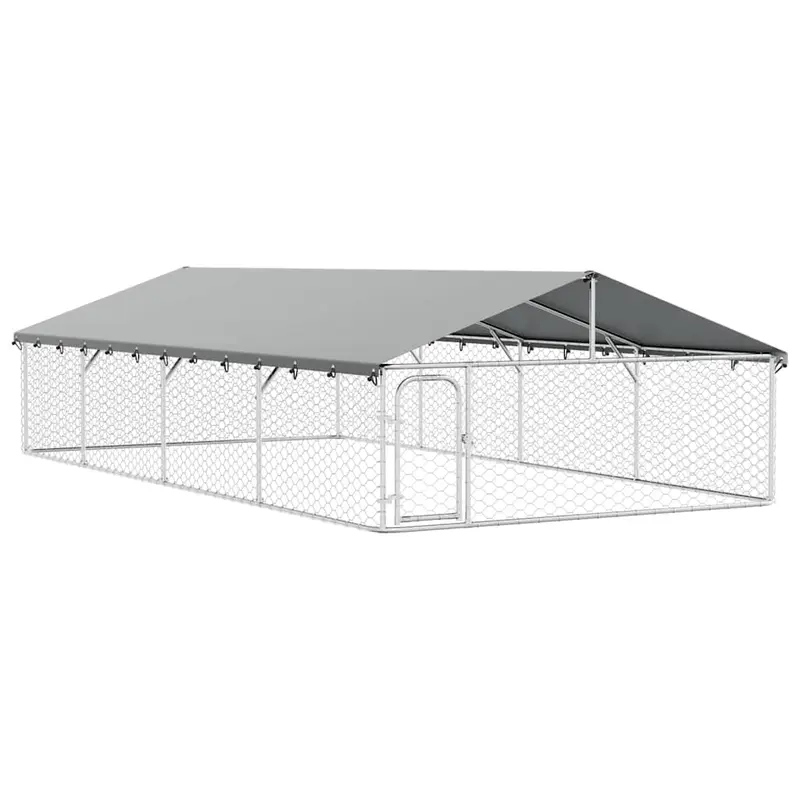 Perrera De Exterior Con Tejado 600x300x150 Cm