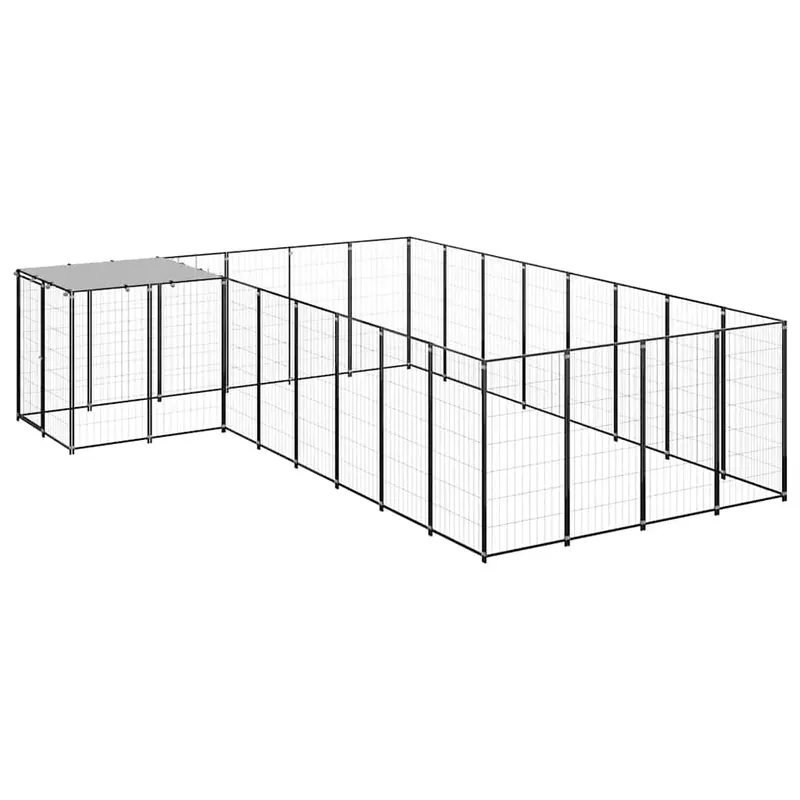 Perrera Negra 10,89 M² Acero