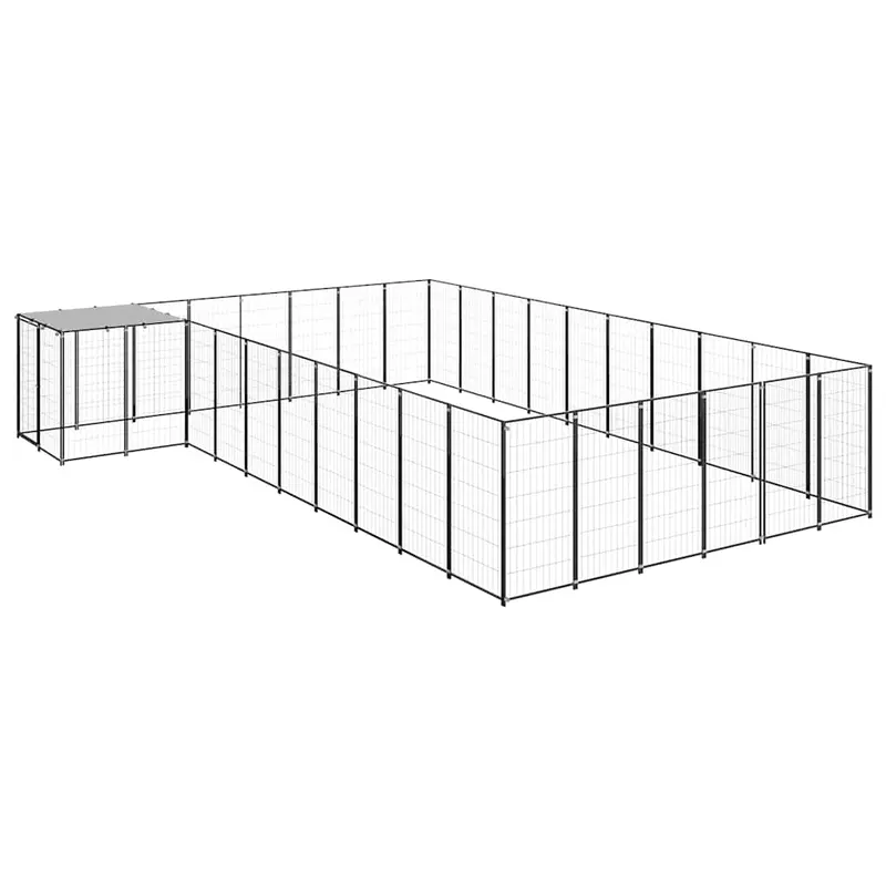 Perrera Negra 19,36 M² Acero