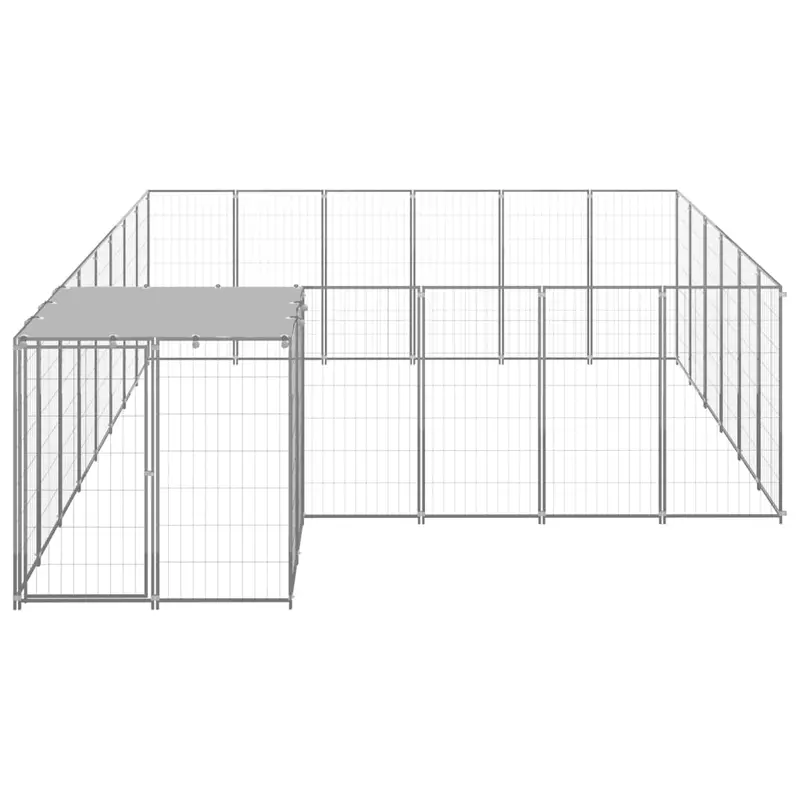 Perrera Plateada 12,1 M² Acero