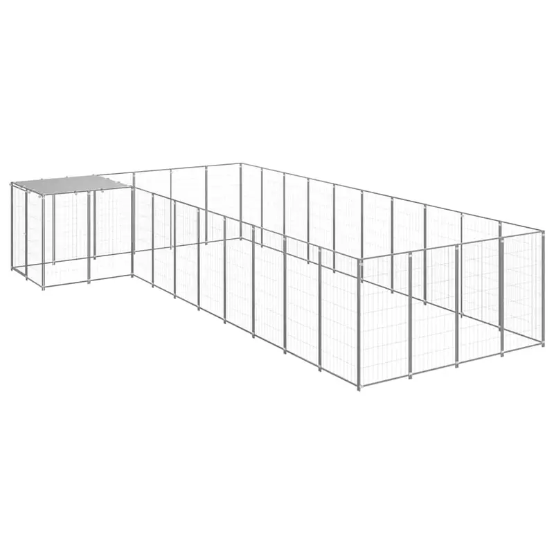 Perrera Plateada 13,31 M² Acero