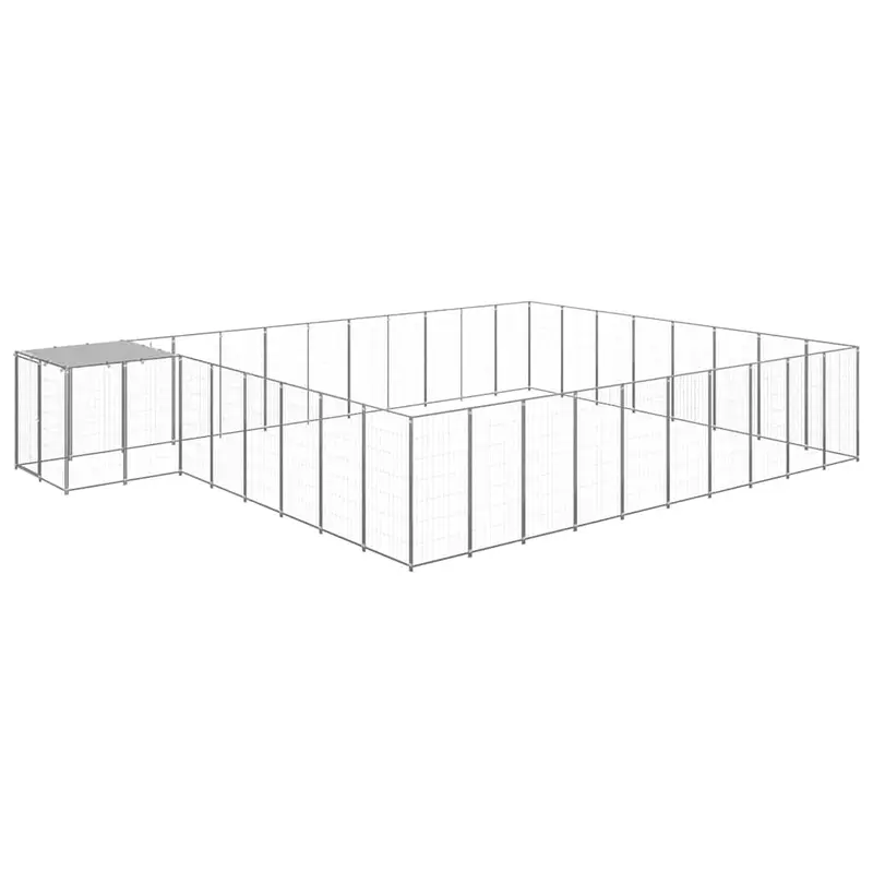 Perrera Plateada 25,41 M² Acero
