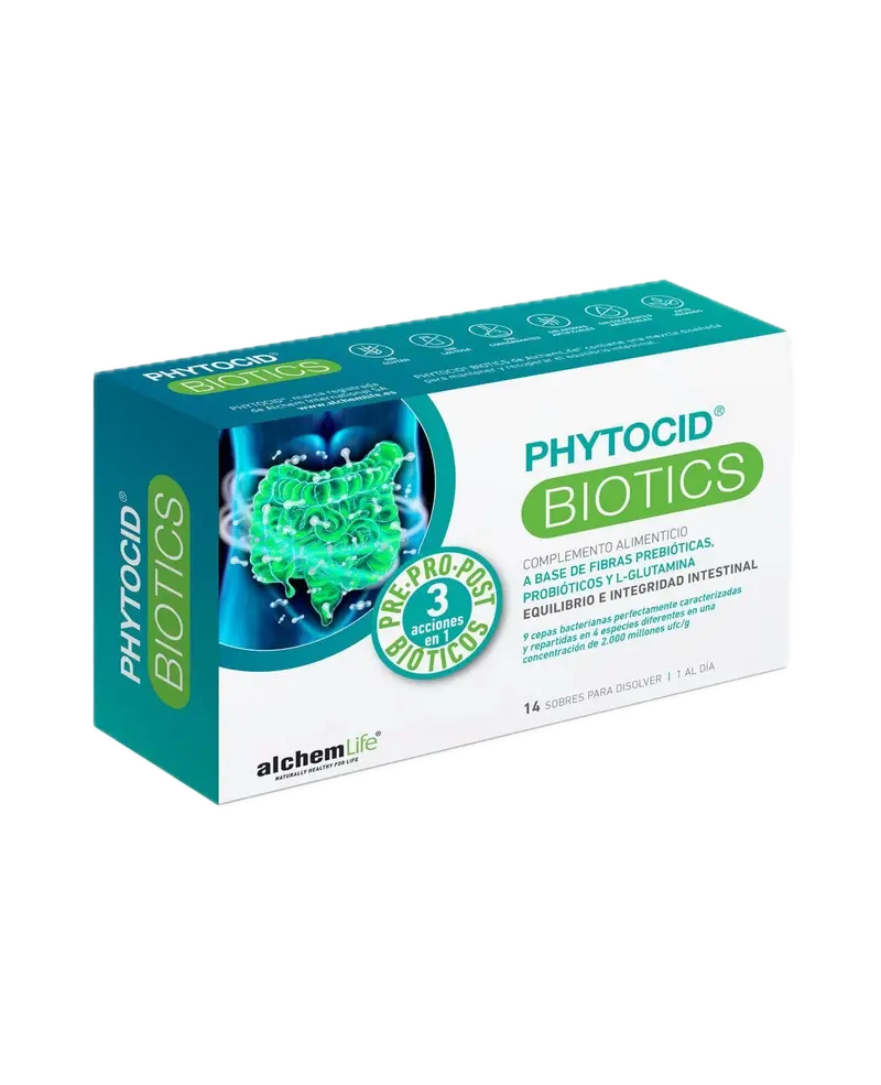 Phytocid Biotics · AlchemLife · 14 sobres