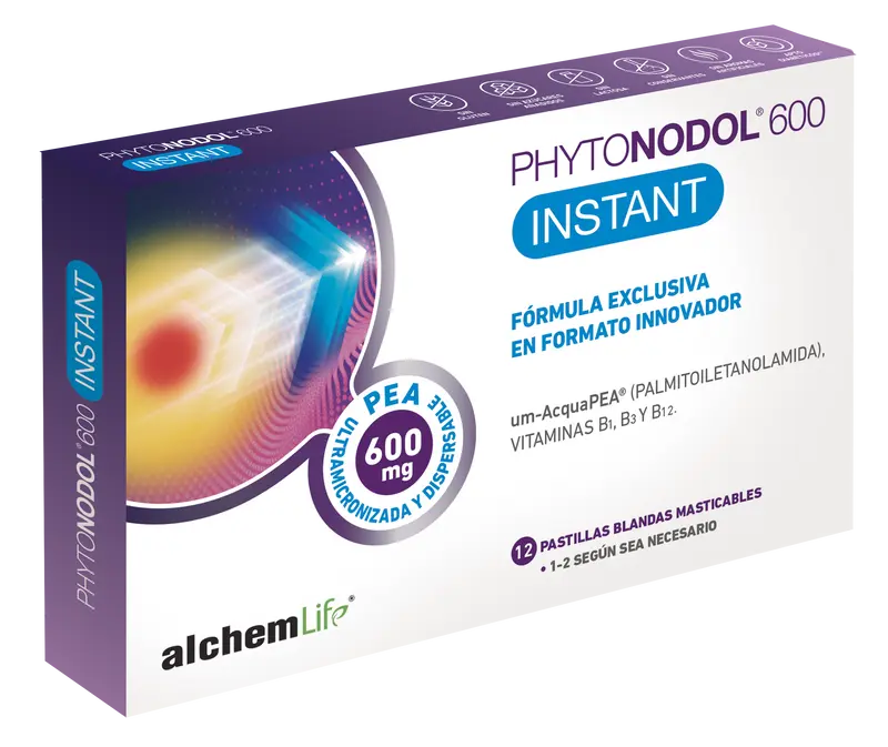 Phytonodol 600 Instant · AlchemLife · 12 pastillas masticables