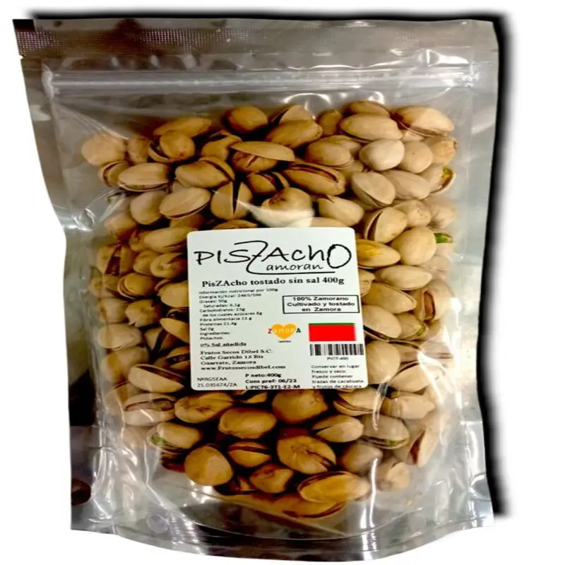 Pistacho Tostado Sin Sal España 400g