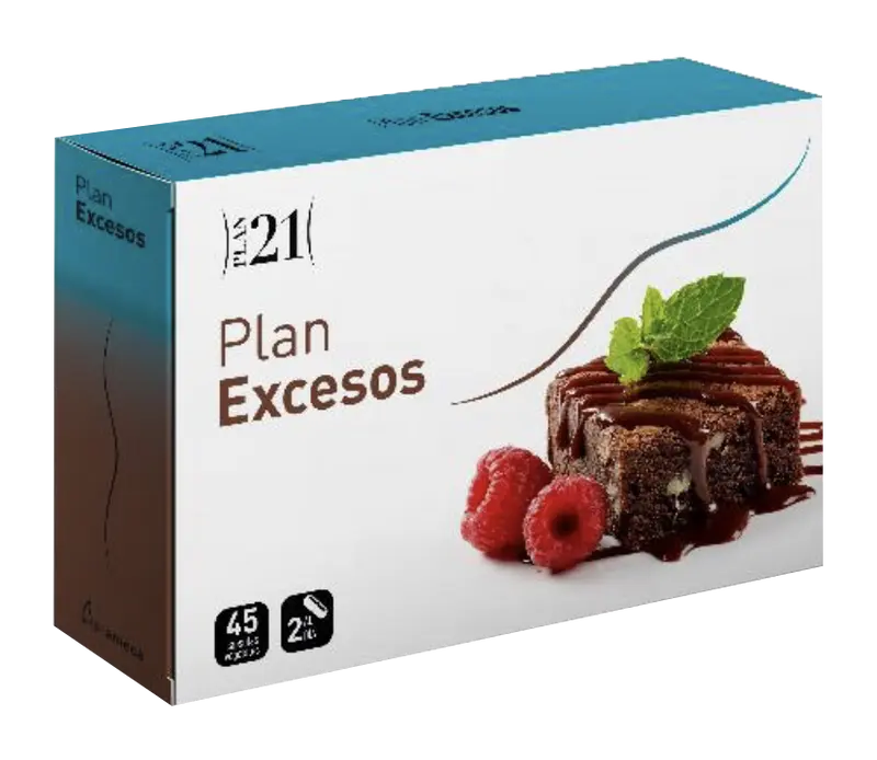 Plan Excesos · Plameca · 45 cápsulas