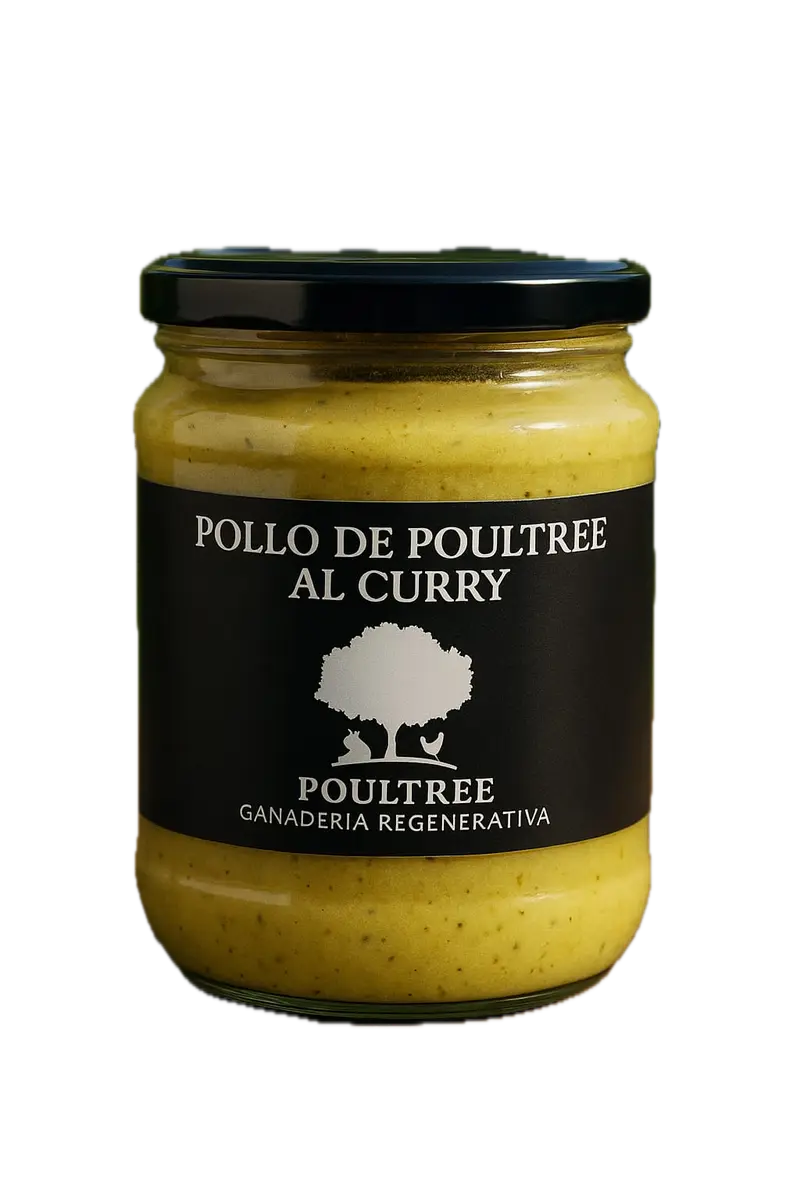 Pollo De Poultree Al Curry Suave Con Leche De Coco Bote De 415 gr.
