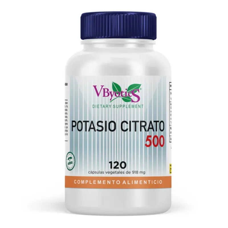 Potasio Citrato 500 · VByotics · 120 cápsulas