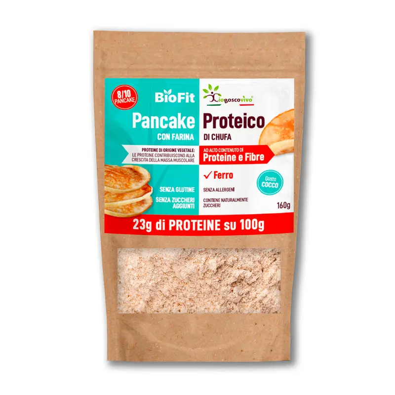 Preparado Ecológico Para Tortitas Proteicas De Coco Y Harina De Chufa