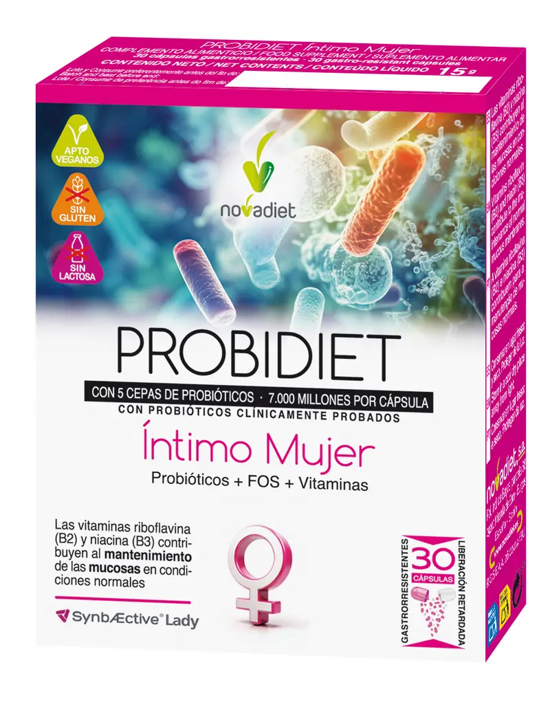 Probidiet Íntimo Mujer · Nova Diet · 30 cápsulas