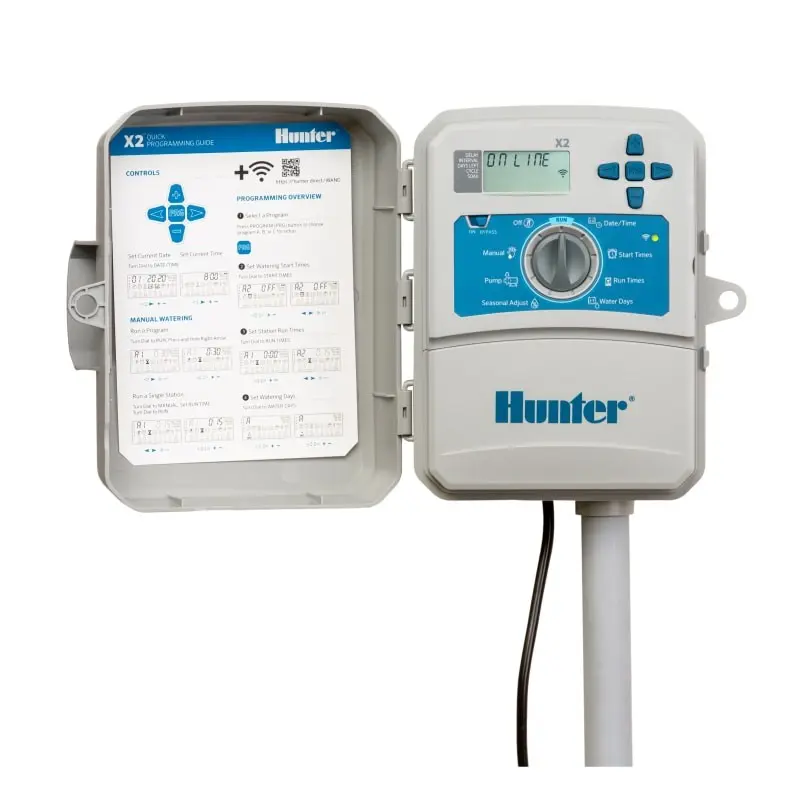 Programador Elí©ctrico Hunter X2 Wifi Exterior. De 4 A 14 Estaciones. - 6 Zonas
