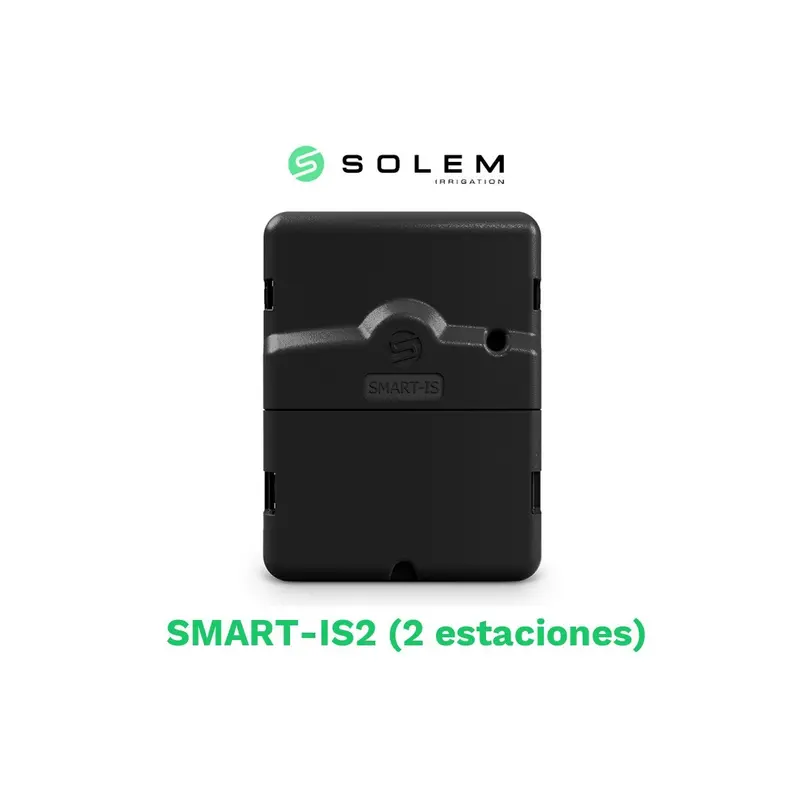 Programador Solem Smart-is 24v 2 Estaciones (wifi/bluetooth) - Riego Inteligente