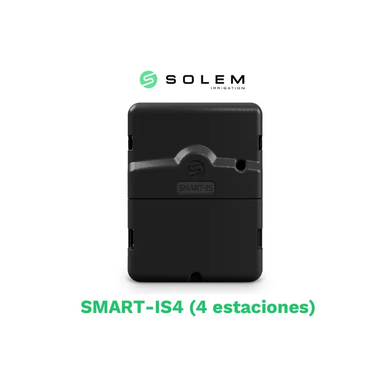 Programador Solem Smart-is 24v 4 Estaciones (wifi/bluetooth) - Riego Inteligente